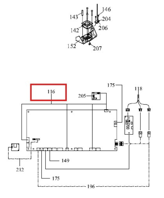AST-02-PT-116: control wire (upper)