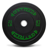 Black Premium Bumper Plates 2.0 with Color [piece]
