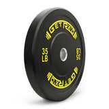 Black Premium Bumper Plates 2.0 with Color [piece]