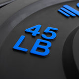 Black Premium Bumper Plates 2.0 with Color [piece]