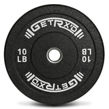 Black Crumb Rubber Bumper Plates [pc]
