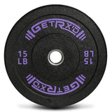 Black Crumb Rubber Bumper Plates [pc]