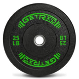 Black Crumb Rubber Bumper Plates [pc]