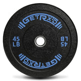 Black Crumb Rubber Bumper Plates [pc]