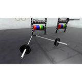 Bars, plates, dumbbells, kettlebells, and other accessories sold separately.