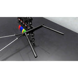 Bars, plates, dumbbells, kettlebells, and other accessories sold separately.
