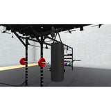 Bars, plates, dumbbells, kettlebells, and other accessories sold separately.