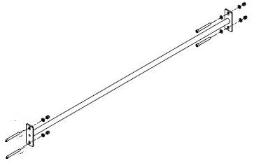 Hardware included with monkey bar purchase