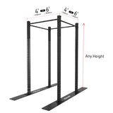 Skid Plate suitable for any height with 4' or 6' pullup bar and crossbar