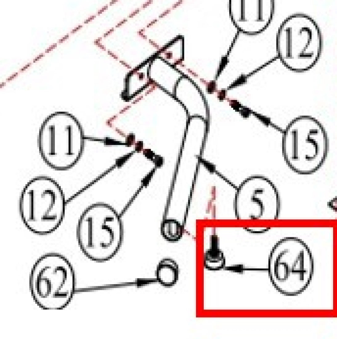 CBR-02-PT-Leveler: Levelling Foot