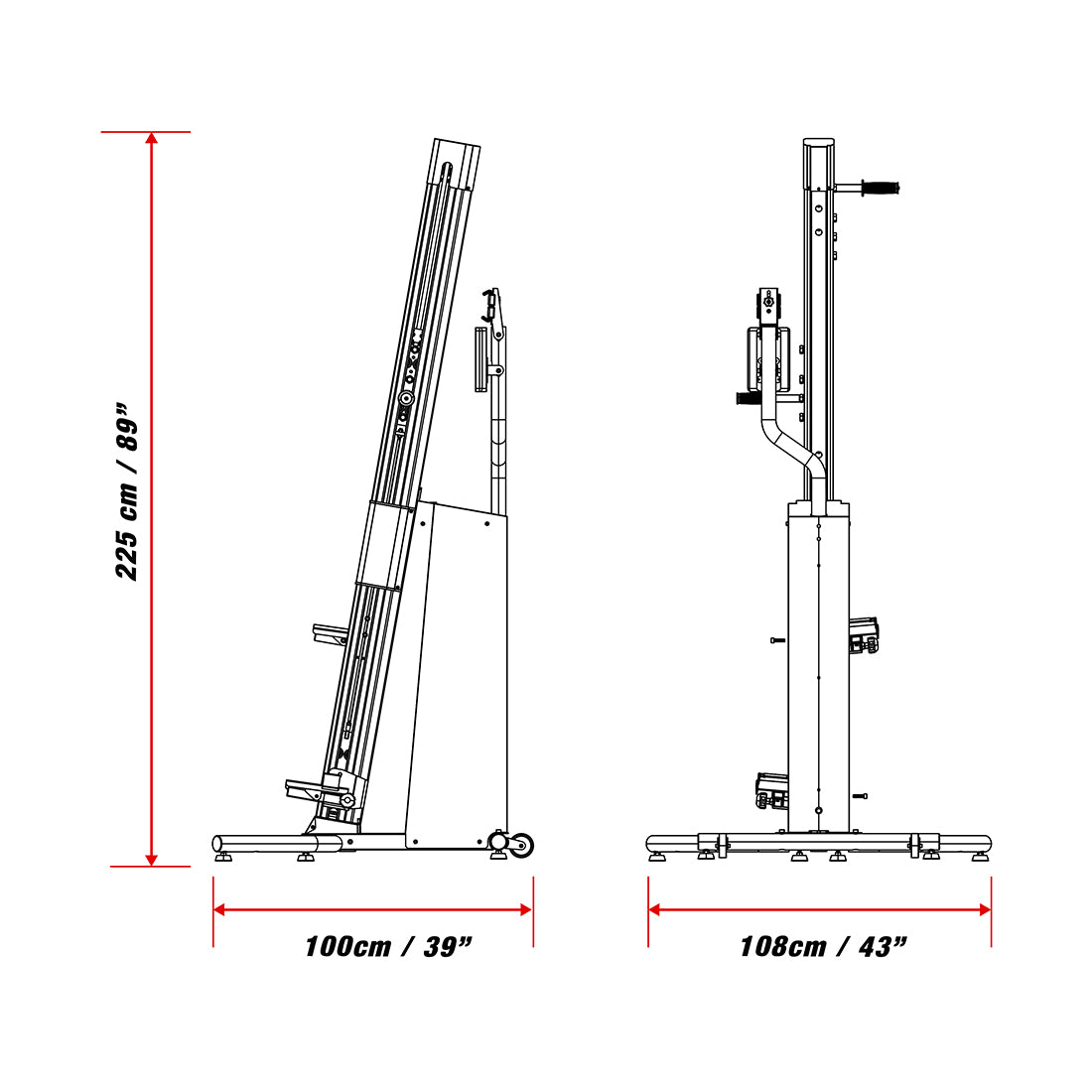 Xebex Fitness Vertical Climber 3.0 Smart Connect
