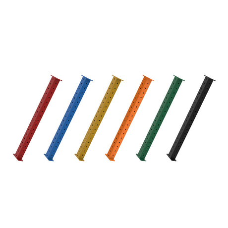 Customize your Builder® rig or rack by choosing from different color options: black, blue, yellow, red, green, and orange.