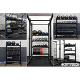 Endless customization options with Titan Storage System: Fit in your Titan Rig or Power Cage or Add onto existing Rig or storage system!