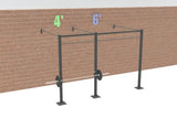 10' Wall-Mount Builder® Rig: Dual-Independent Bars