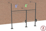 10' Wall-Mount Builder® Rig: Intermediate 2