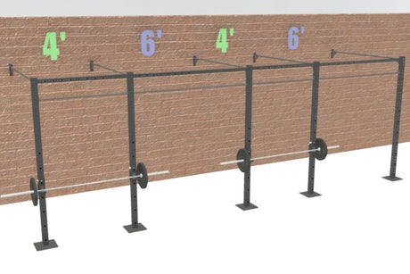20' Wall-Mount Builder® Rig: Dual-Independent Bars