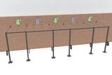 24' Wall-Mount Builder® Rig: Intermediate 1 w/ 2' Monkey Bar Spacing