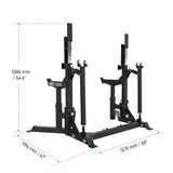 Combo Rack 1000 Assembled Dimensions without Bench