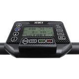 Rest a smartphone or tablet on the large, easy to read console