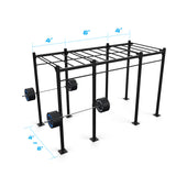 14' Freestanding Builder® Pull Up Rig: Intermediate 1 length and width dimensions