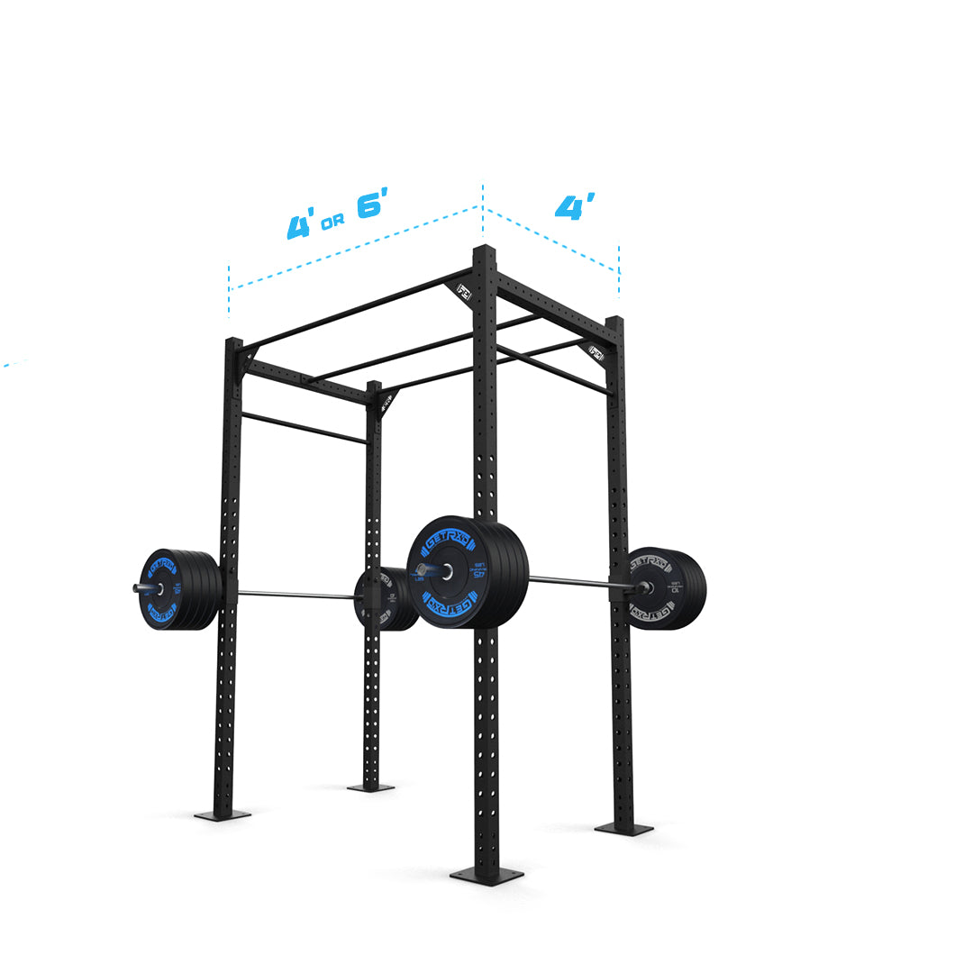 4' Freestanding Builder® Pull Up Rig length and width dimensions