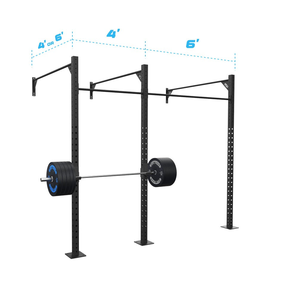 10' Wall-Mount Builder® Rig: Single Bars