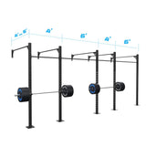 20' Wall-Mount Builder® Rig: Single Bars