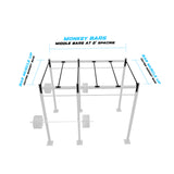 10' Freestanding Builder® Pull Up Rig Monkey bar middle spacing