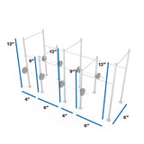Optional Conversion to 20' Length x 6' Depth: Add additional 6' Length x 6' Depth Add-On Section dimensions	
