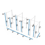 Optional Conversion to 24' Length x 6' Depth: Add additional 4' Length x 6' Depth Add-On Section dimensions