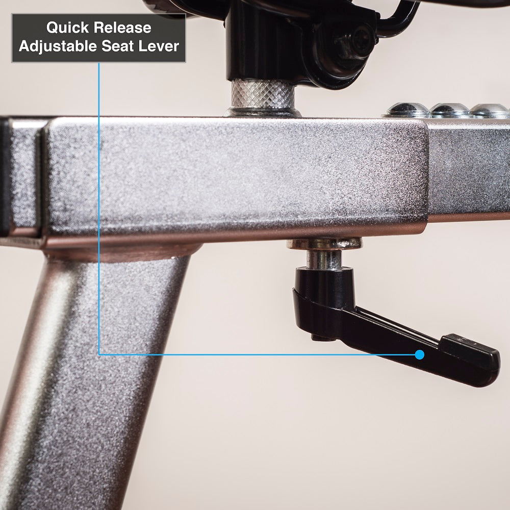 Xebex Fitness Air Bike Quick Release Adjustable Seat Lever