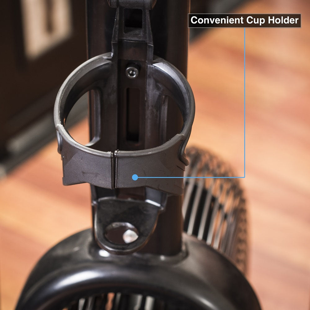 Xebex Fitness Air Bike Built-In Cup Holder on every model