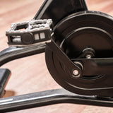 Xebex Fitness Air Bike  Rubber Coated Pedals and Durable, Heavy-Duty Cranks
