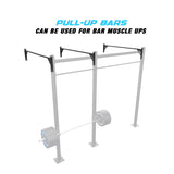 10' Wall-Mount Builder® Pull Up Rig Pull up Bar functions
