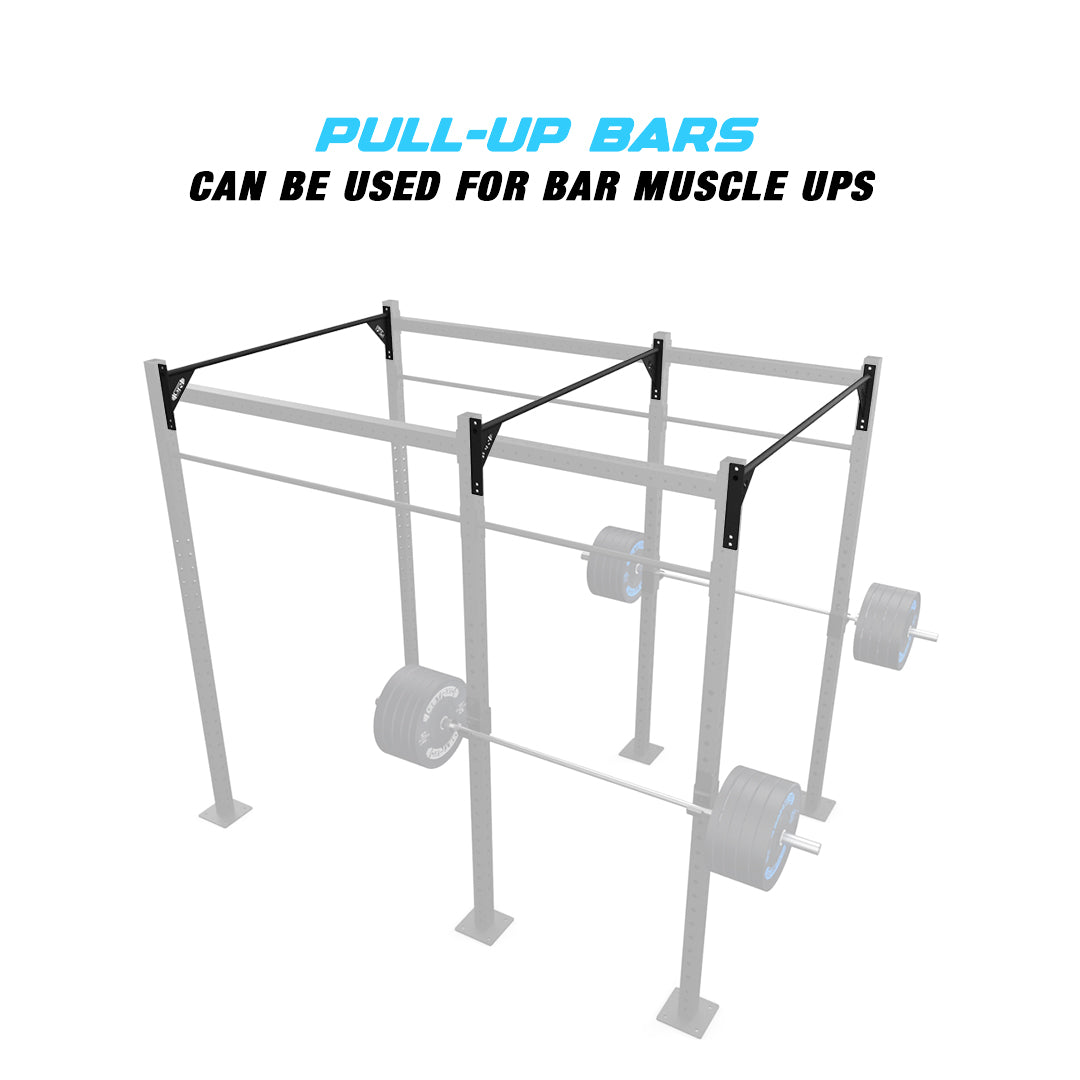 10' Freestanding Builder® Pull Up Rig: Dual-Independent Bars Pull up Bar functions