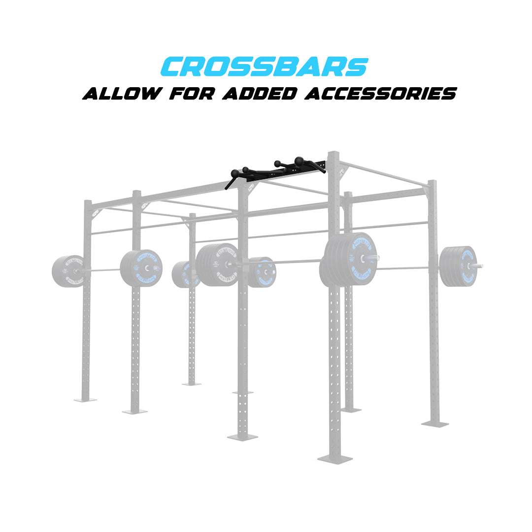 14' Freestanding Builder® Pull Up Rig Crossbar functions