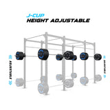 14' Freestanding Builder® Pull Up Rig J-Cup adjustability