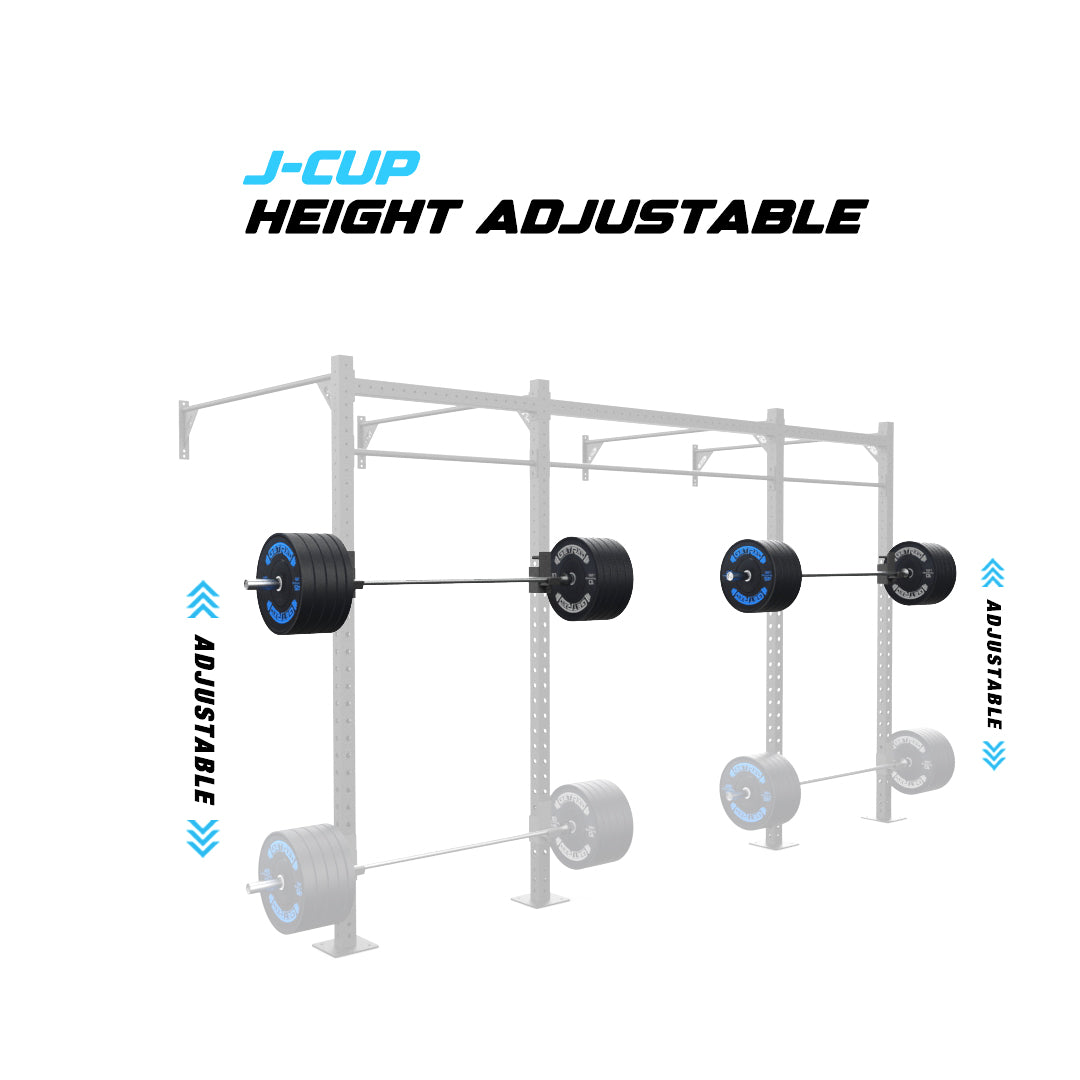 14' Wall-Mount Builder® Pull Up Rig J-Cup adjustability

