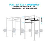 14' Freestanding Builder® Pull Up Rig Pull-Up Bar and Crossbar Adjustability