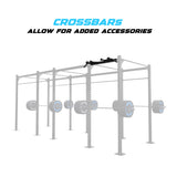 20' Freestanding Builder® Pull Up Rig Crossbar functions