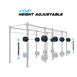20' Freestanding Builder® Pull Up Rig  J-Cup adjustability