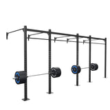 20' Wall-Mount Builder® Pull Up Rig: Dual-Independent Bars