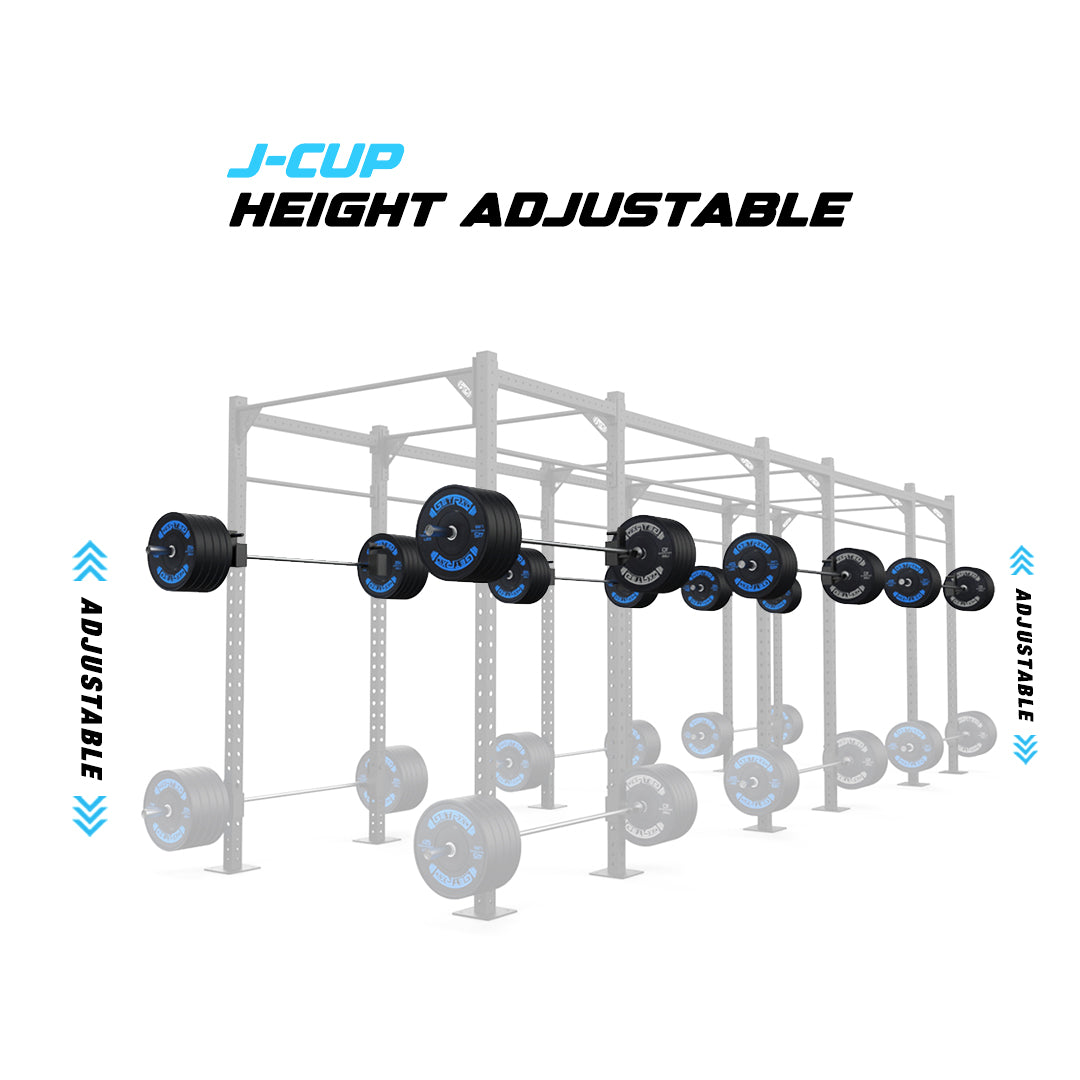 24' Freestanding Builder® Pull Up Rig J-Cup adjustability