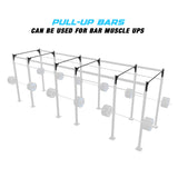 24' Freestanding Builder® Pull Up Rig Pull up Bar functions