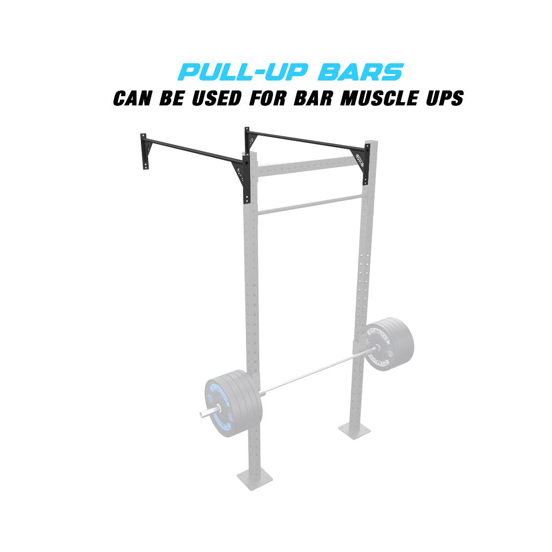 4' Wall-Mount Builder® Pull Up Rig Pull up Bar functions