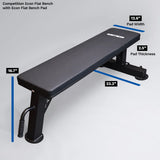 (1) Competition Econ Flat Bench + Econ Bench Pad