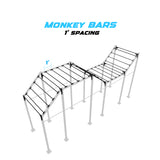 24' Freestanding Builder® Pull Up Rig 1' Spacing
