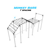 24' Freestanding Builder® Pull Up Rig 1' Spacing