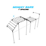 24' Wall-Mount Builder® Pull Up Rig 1' Spacing
