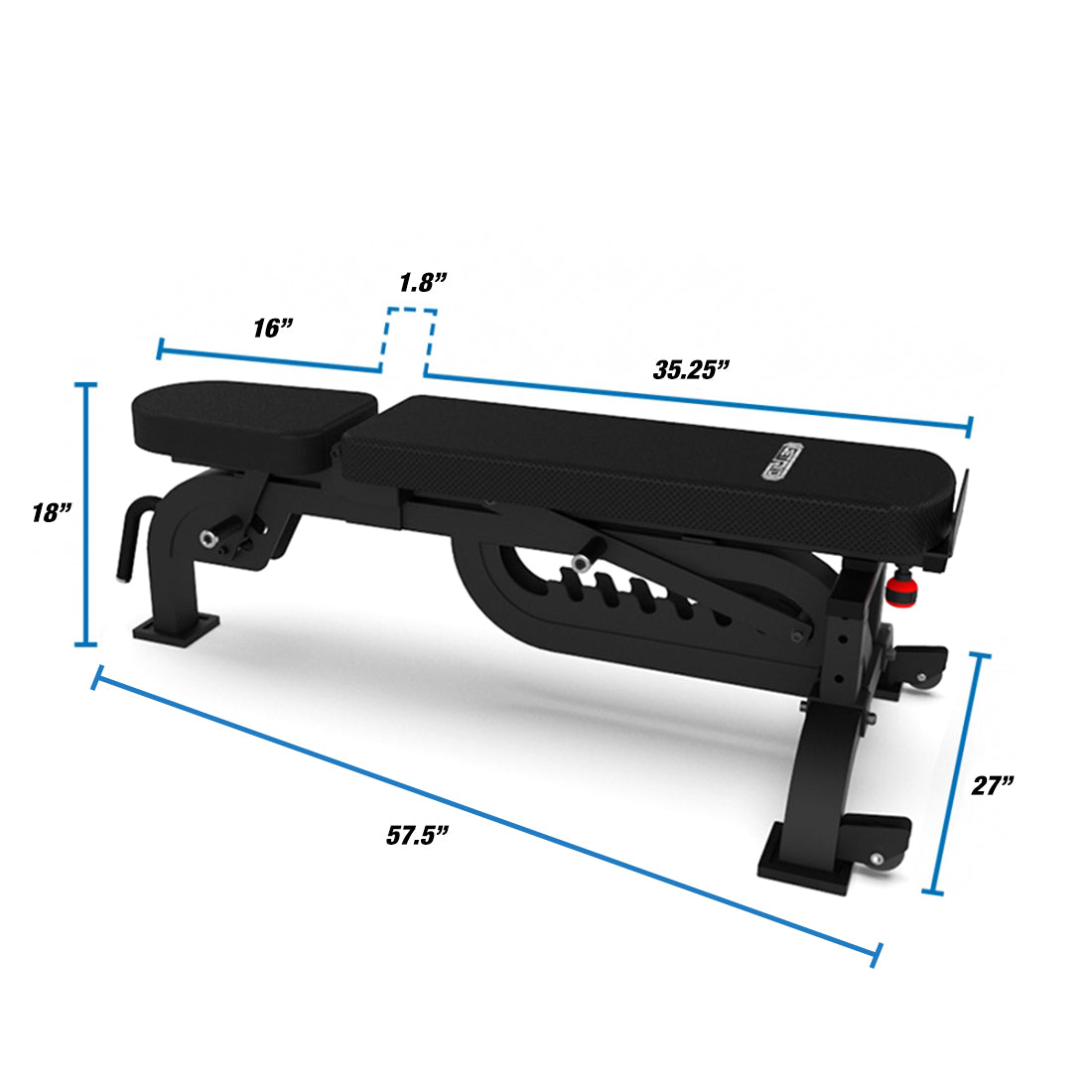 FIDAB-101 Bench Dimensions